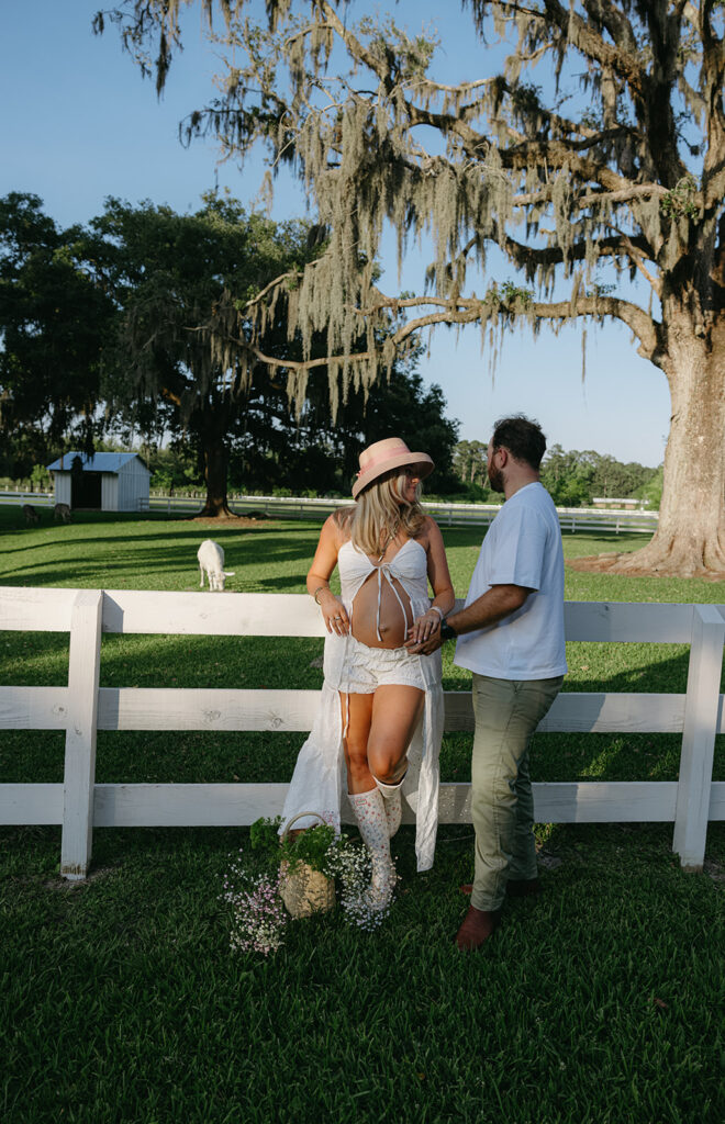 expecting couple session jacksonville fl at Congaree and Penn